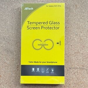 JETech Tempered Glass Screen Protector for Galaxy S25 Ultra